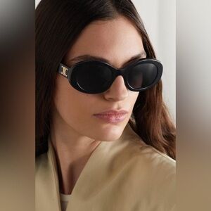Celine Triomphe Sunglasses – Black / Gold – Authentic –  Pristine condition